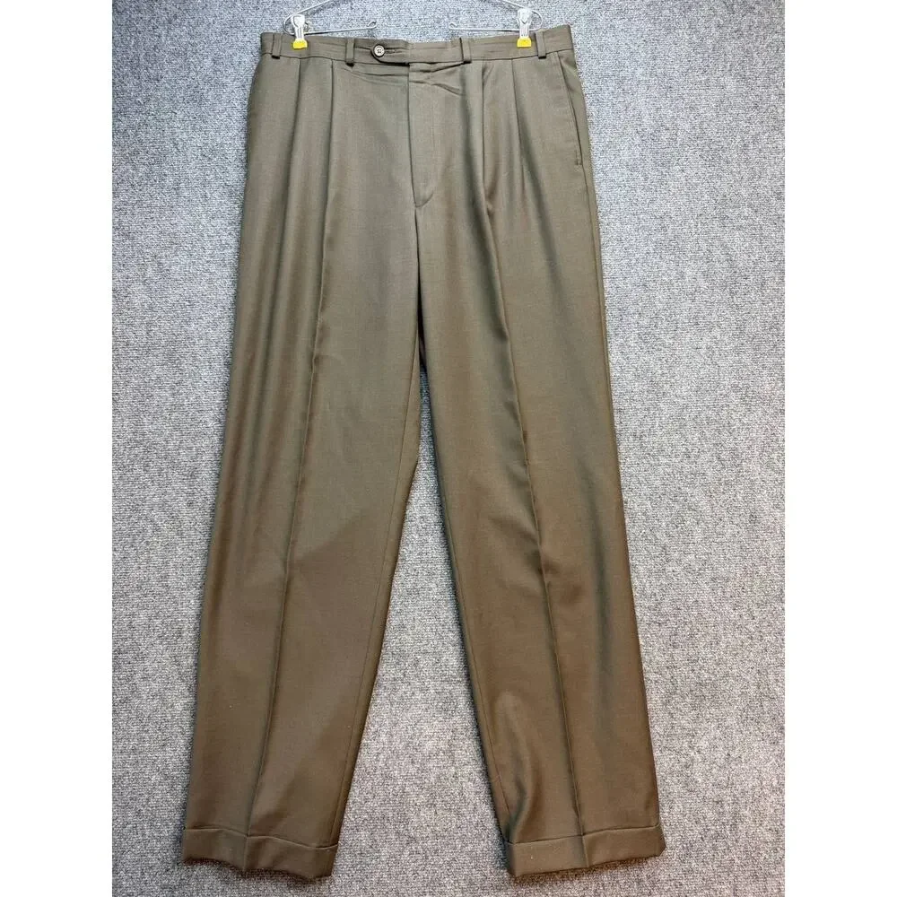 Lauren Ralph Lauren Men's Wool 2 Piece Suit 44L Pants 36x34 Made Canada